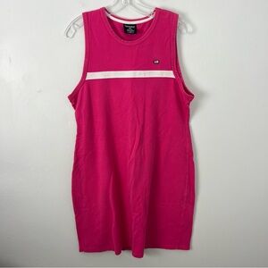 Polo Ralph Lauren Vintage Pique Dress Pink White Y2K Prep Tennis